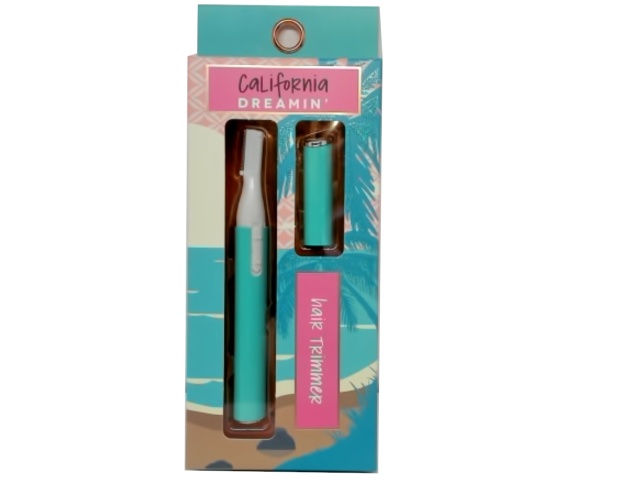 Hair Trimmer Teal California Dreamin\' Battery Operated