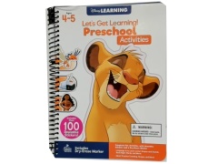 Let's Get Learning Preschool Activities Dry Erase W/marker Disney Learning