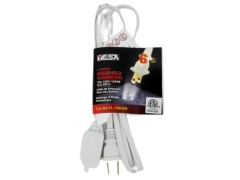 Extension Cord 6' 3 Outlet 16/2 SPT-2 White