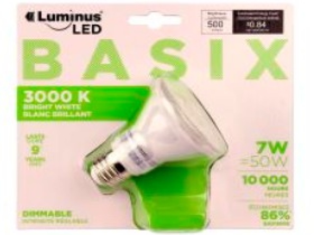 LUMINUS LED BASIX 7W PAR20