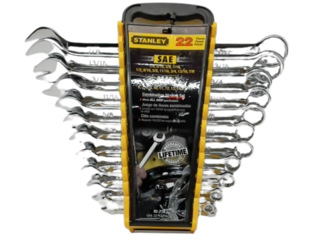 Combination Wrench Set 22pc. SAE & Metric Stanley