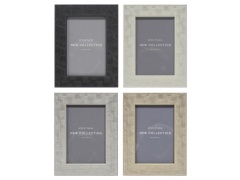 LOTTA 4X6 CARVED PS FRAME, 4 Assorted Colours