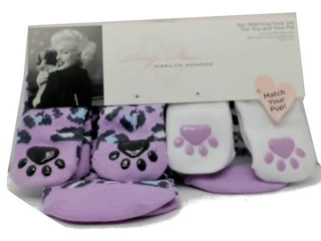 Matching Sock Set Marilyn Monroe 4 Pc You And Your Pet