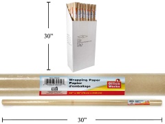 Wrapping paper 30x96 inch 76x243cm brown manilla paper