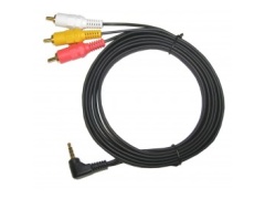 3.5mm stereo 4 pole to 3 RCA video cable 6 foot