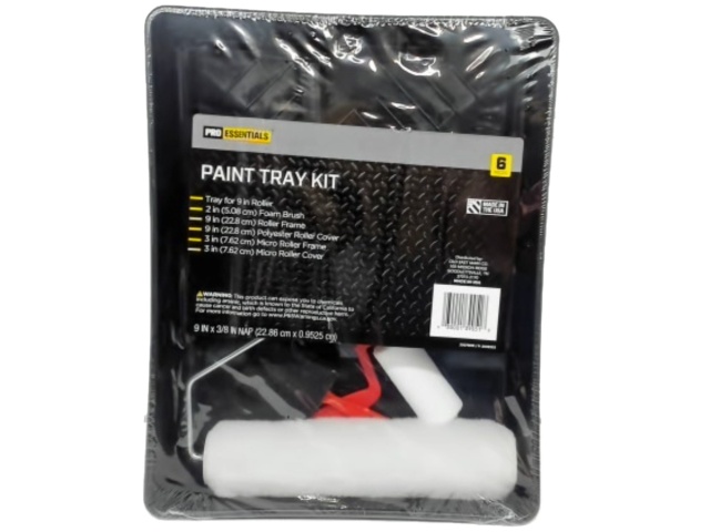 Paint Tray Kit 6pcs. Pro Essentials (endcap)