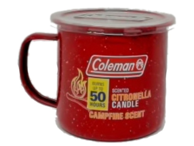 Citronella Candle Campfire Scented 290g. Mug Coleman (endcap)