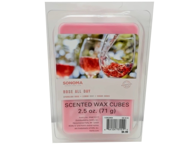 Wax Melts 2.5oz. Rose All Day Sonoma