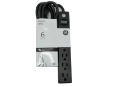 Power Bar 12 Outlet 3' Cord 14AWG 15A Circuit Breaker Global Tone