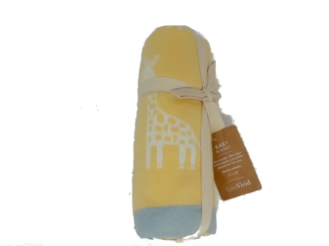 Baby Blanket Reversible Giraffe 31x39\