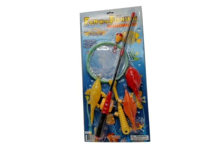 Deluxe Fishing Set Toy Fun With Fishing