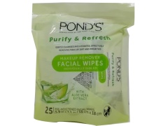 Makeup Remover Facial Wipes 25pk. Pond's (promo)(endcap)(or 3/$4.99)
