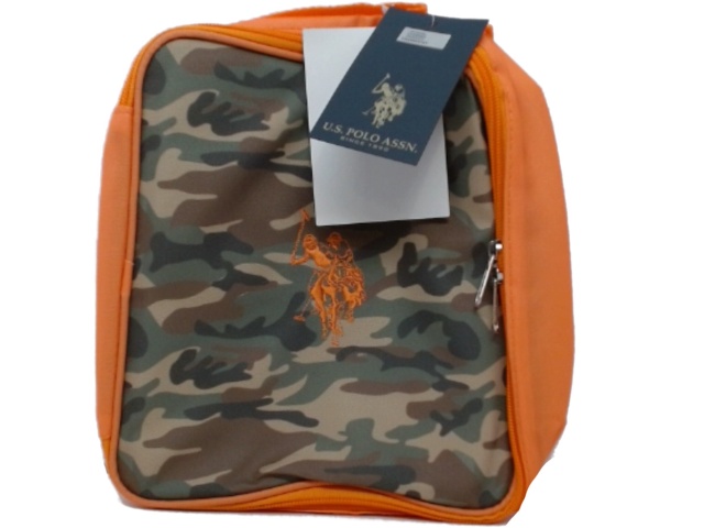 Lunch Cooler Polo Camo/Orange Insulated 9 x 8\