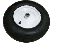 Wheelbarrow Tire w/Rim 4.80/4.00-8 2 Ply Rating 4.25 Hub 5/8