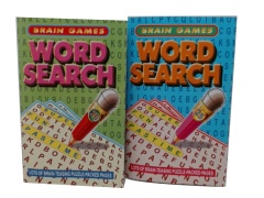 Word Search Book 96pgs. Brain Games
