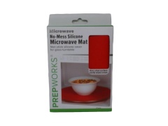 Microwave Mat No Mess Silicone 12 Round Prepworks