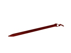 Tent Peg 9 Aluminum Red