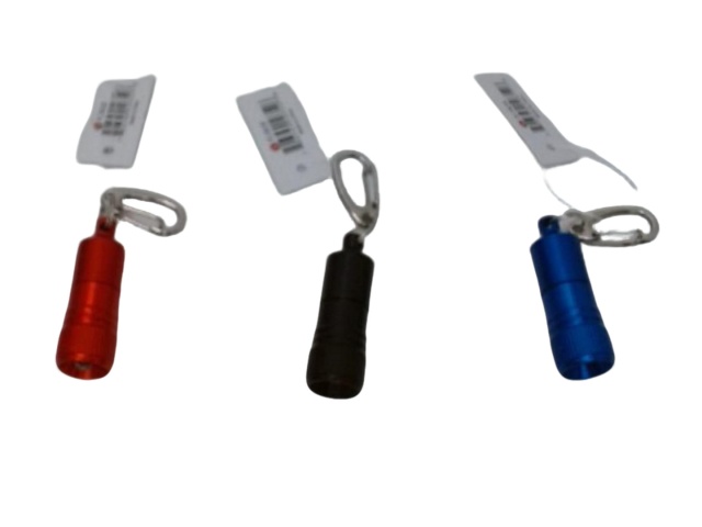 Keychain Flashlight Mini Led Ass\'t Colours