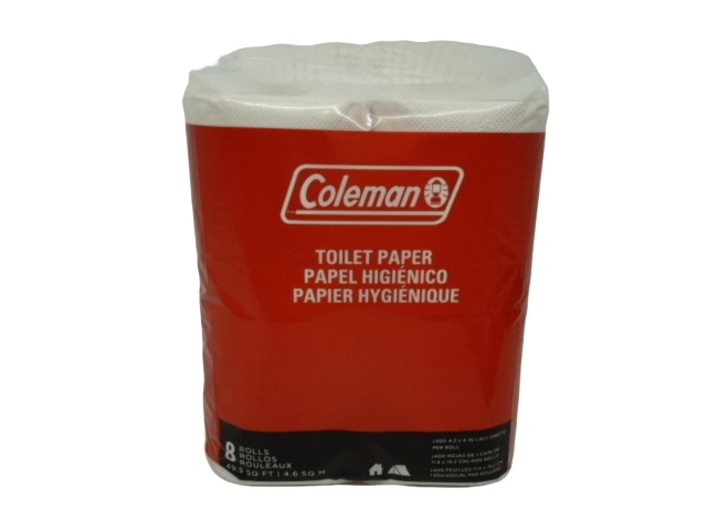 Toilet Paper 8 Rolls Coleman