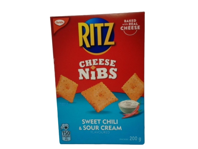Ritz Cheese Nibs Sweet Chili & Sour Cream 200g.