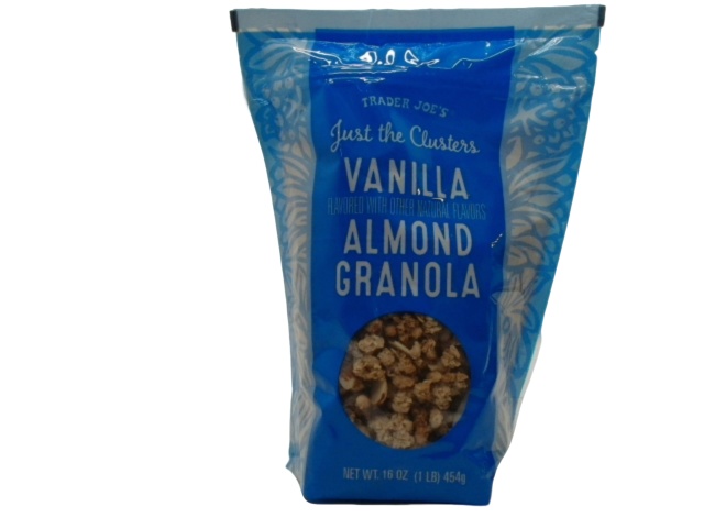 Trader Joe\'s Vanilla Almond Granola Clusters 454g.