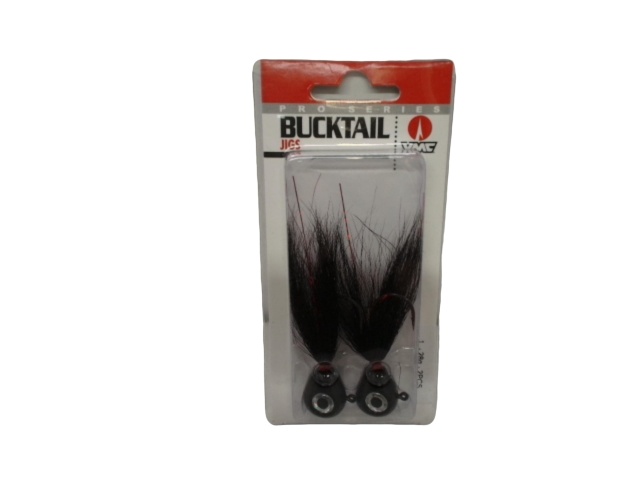 Bucktail Jigs 2pk. 1oz. Black