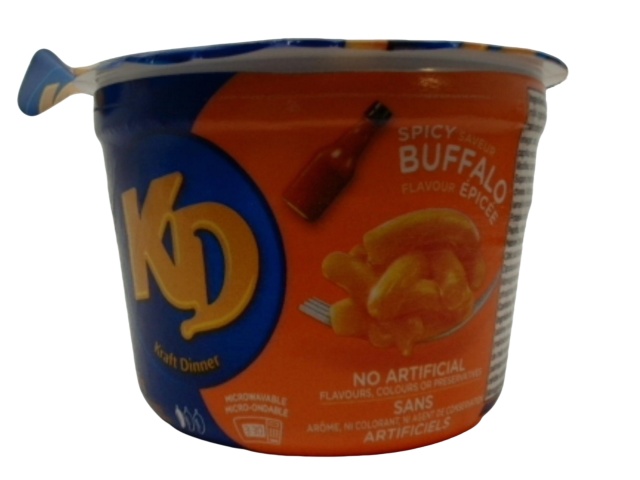 Kraft Dinner Spicy Buffalo Flavour Microwavable Cup 58g.