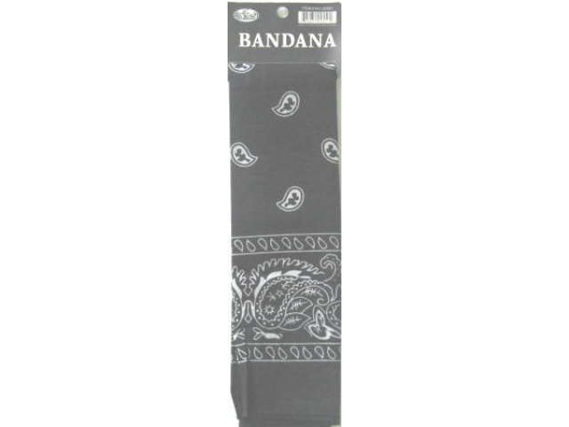 Bandana Printd Navy 21X21 inches