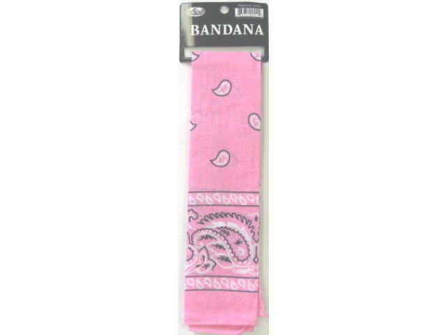 Bandana Printd Pink-21X21 inches