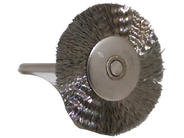 Wheel Brush Stainless Steel 1 Diam. 3/32\