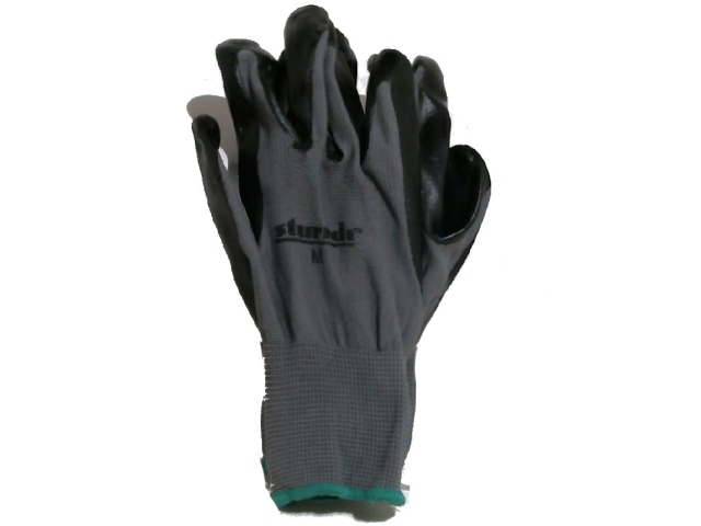 Work Gloves Nitrile Dipped Medium (Or 12/$17.99)