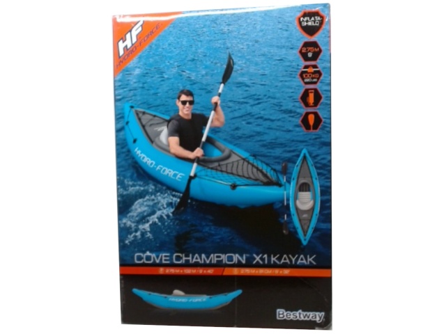 Inflatable Kayak 9\' x 40 Cove Champion X1 Hydro-Force Bestway\