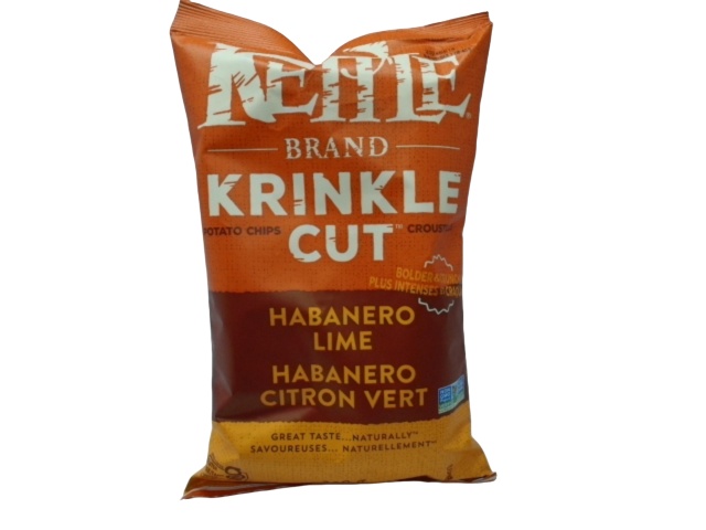 Kettle Chips Habanero Lime 198g. Krinkle Cut
