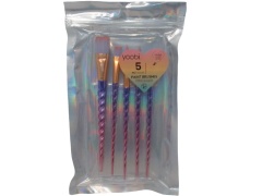 Paint Brushes 5pk. Unicorn Ombre Yoobi