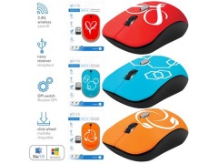 Mouse Wireless Ass't Designs 2.4G