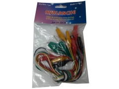 Clip Alligator Test Lead jumper 10pk.