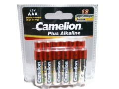 Batteries AAA camelion 12 pack alkaline