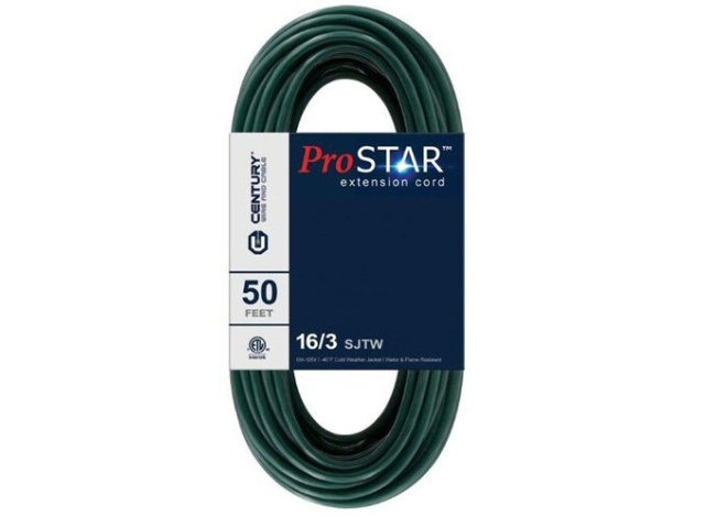 Extension Cord 50 Ft 16/3 Green