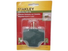 Triple Tap Heavy Duty 3 Outlets Indoor Green Stanley