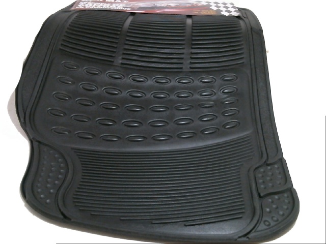 Car Mat 4pc. Set Black Rubber