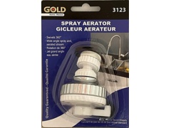 SPRAY AERATOR - wide angle spray and aerated stream