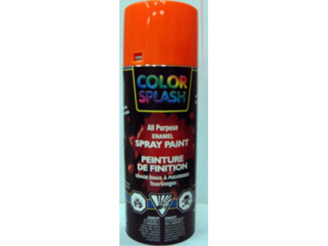 ORANGE COLOR/SPLASH PAINT SPRAY 12OZ