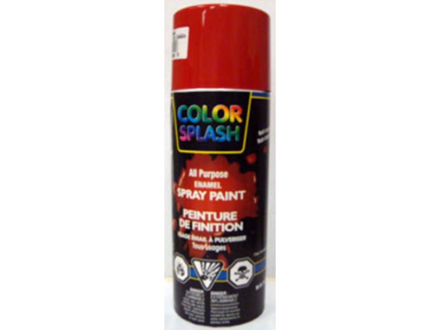 RED COLOR/SPLASH PAINT SPRAY 12OZ