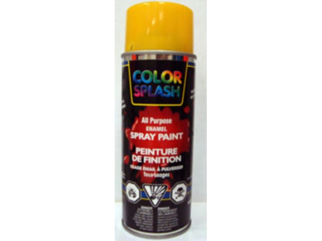 YELLOW COLOR/SPLASH PAINT SPRAY 12OZ