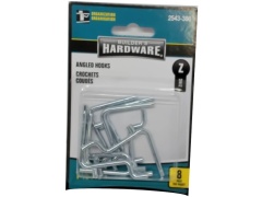 Angled Pegboard Hooks 1.5 8pk. Builder's Hardware