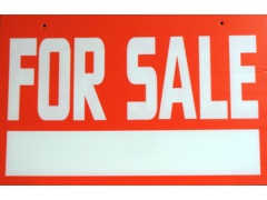 For sale sign coroplast 15x23 inch