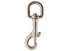 Round Swivel Bolt Snap 1in Nickel