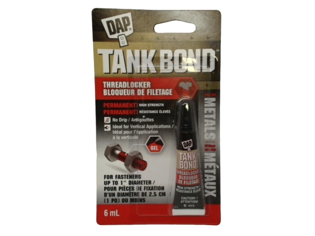 Threadlocker High Strength Permanent 6mL Tank Bond