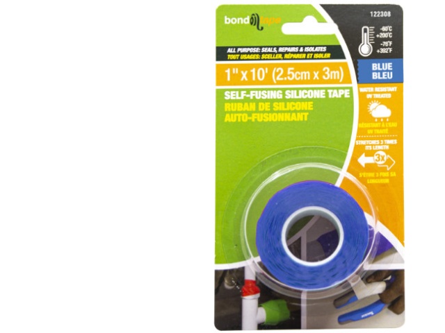 Self-Fusing Silicone Tape 2.5cm x 3m Black