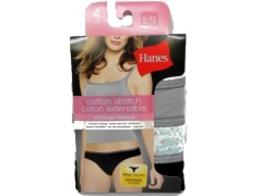 Cotton Stretch Thongs 4pk. XL Hanes